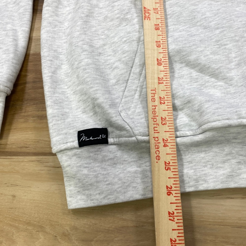 Zara Muhammad Ali Hoodie Mens L Streetwear Cotton Blend Graphic Grey Sportswear - Picture 6 of 9